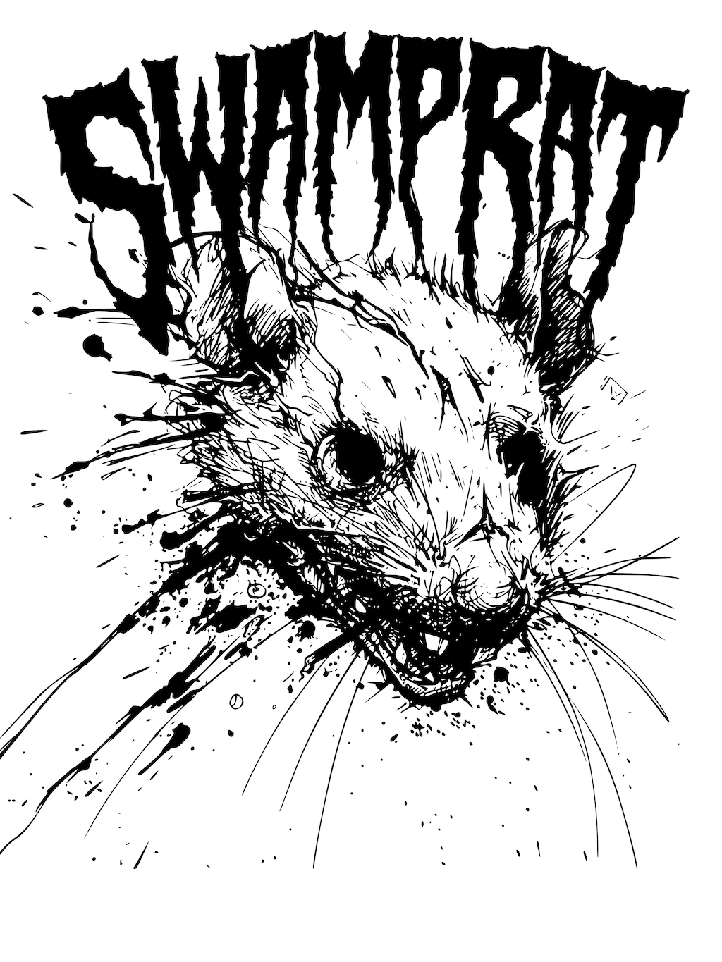Swamprat T-Shirt Design